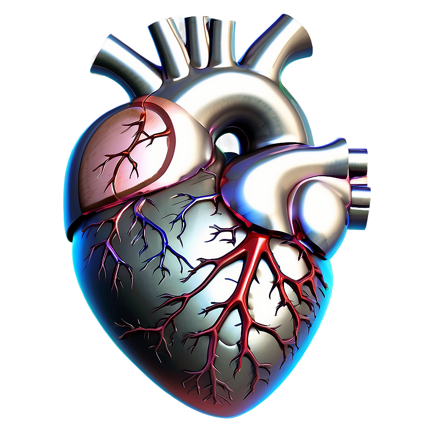 Anatomical Heart Made Of Stone Png 9