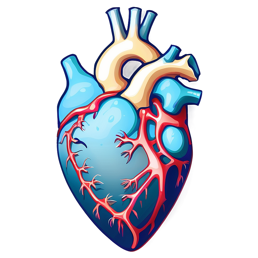 Anatomical Heart Vector Art Png 06122024