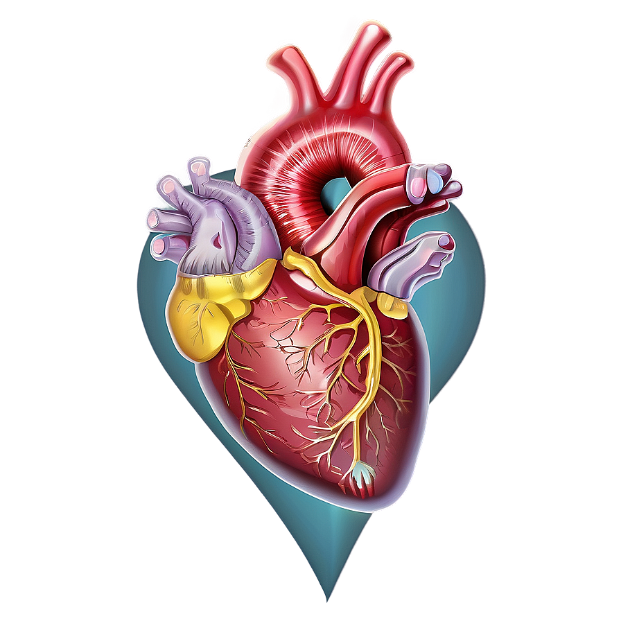 Anatomical Heart Vector Art Png 59