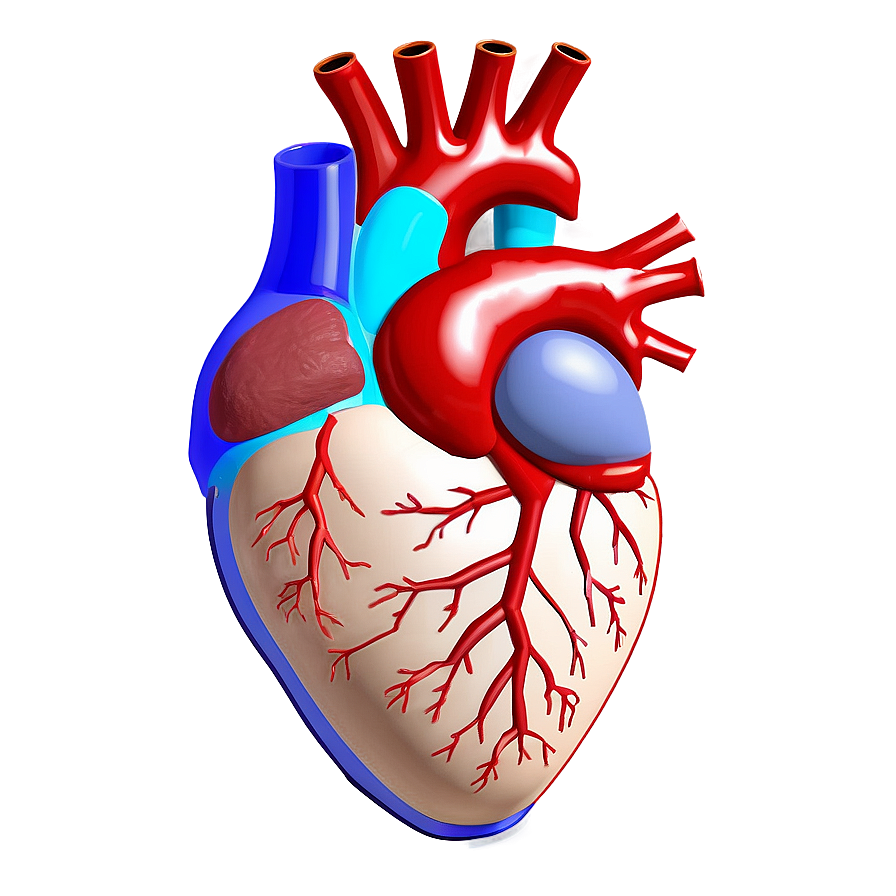 Anatomy Of The Human Heart Png 06202024