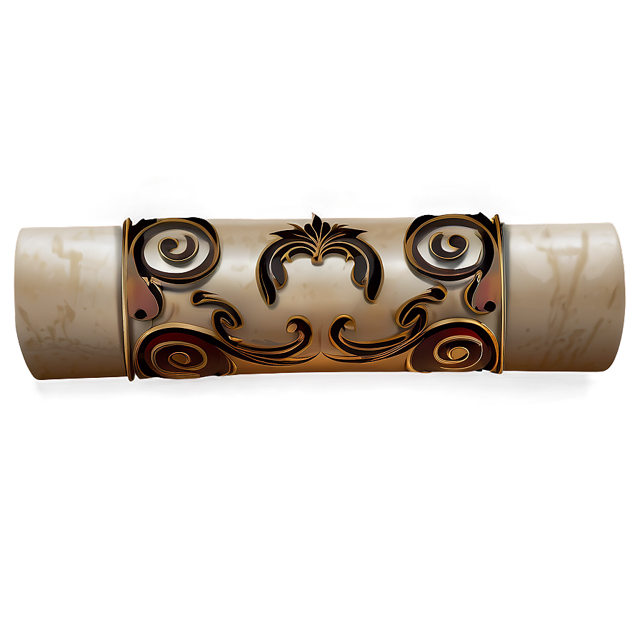 Ancient Asia Scrolls Png 06232024