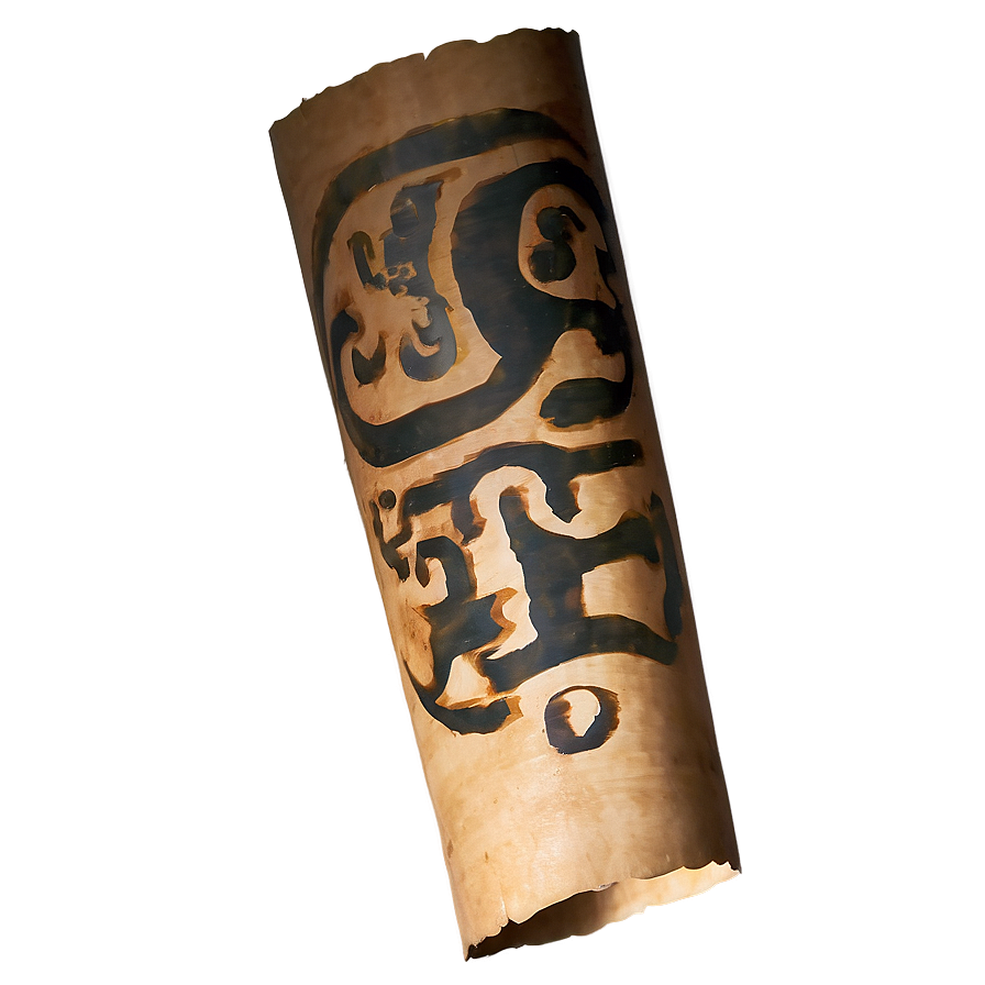 Ancient Asia Scrolls Png Omr