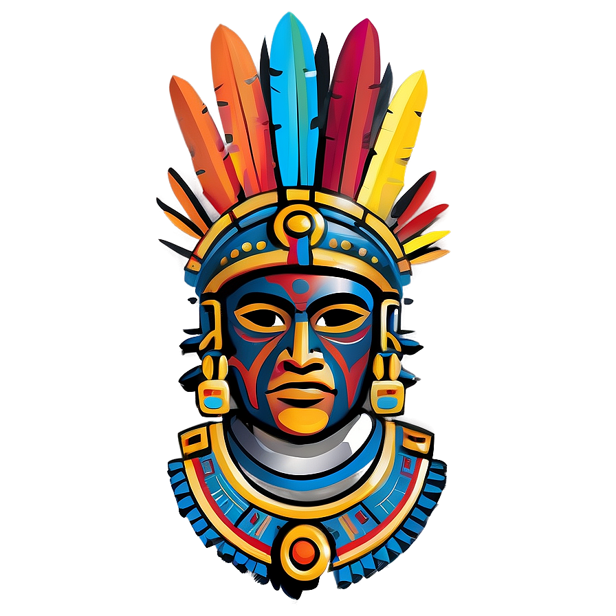 Ancient Aztec Warrior Art Png 94