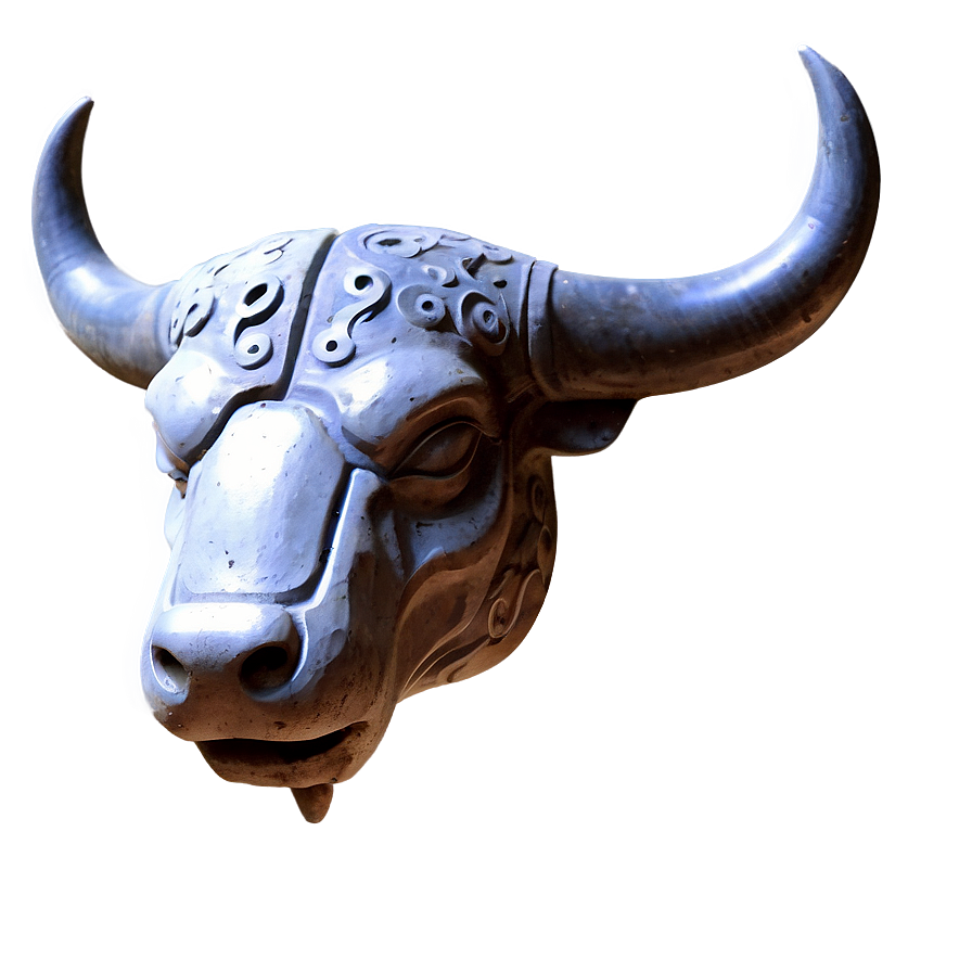 Ancient Bull Head Png 06132024