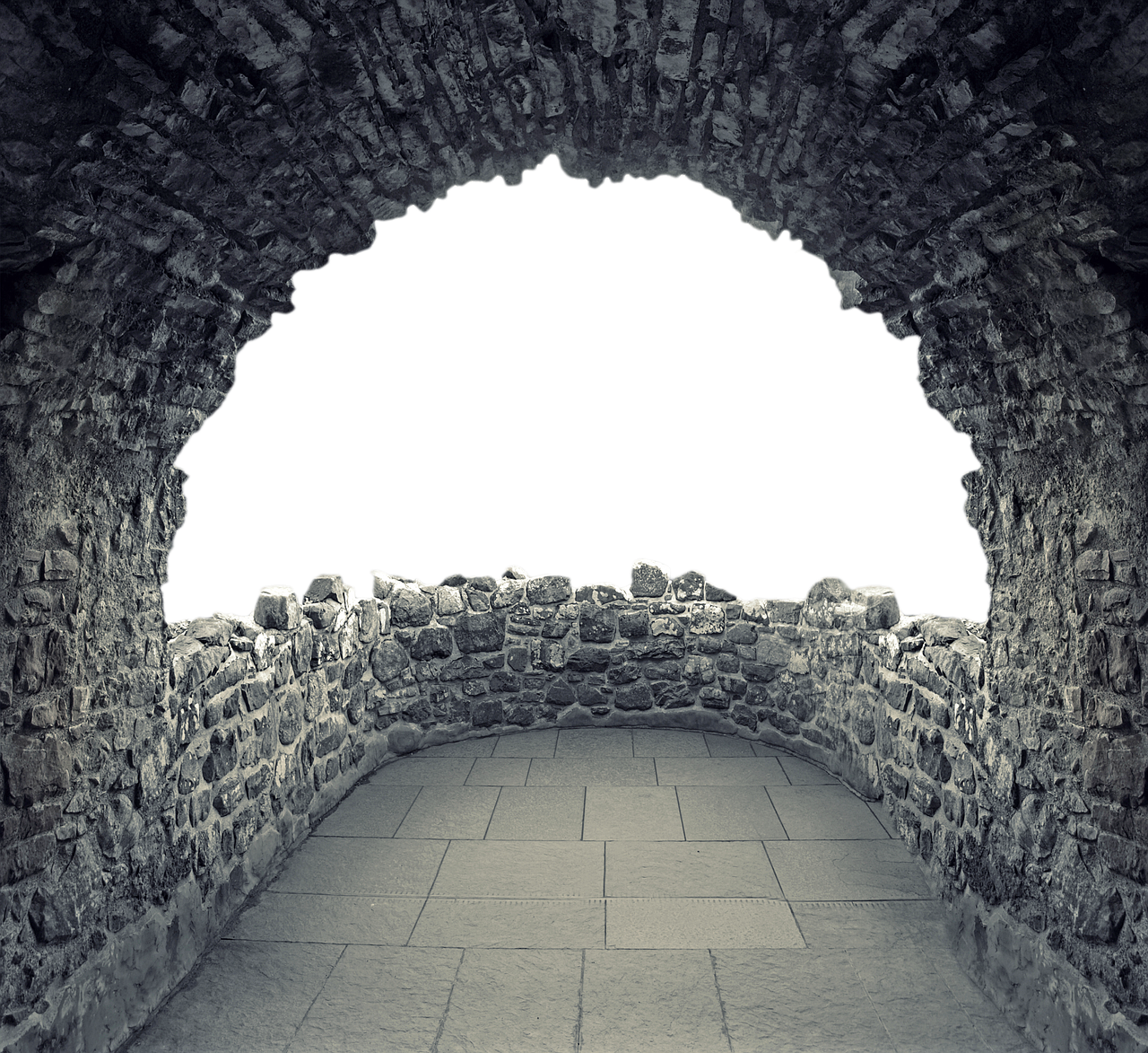 Ancient Castle Archway Stone Structure