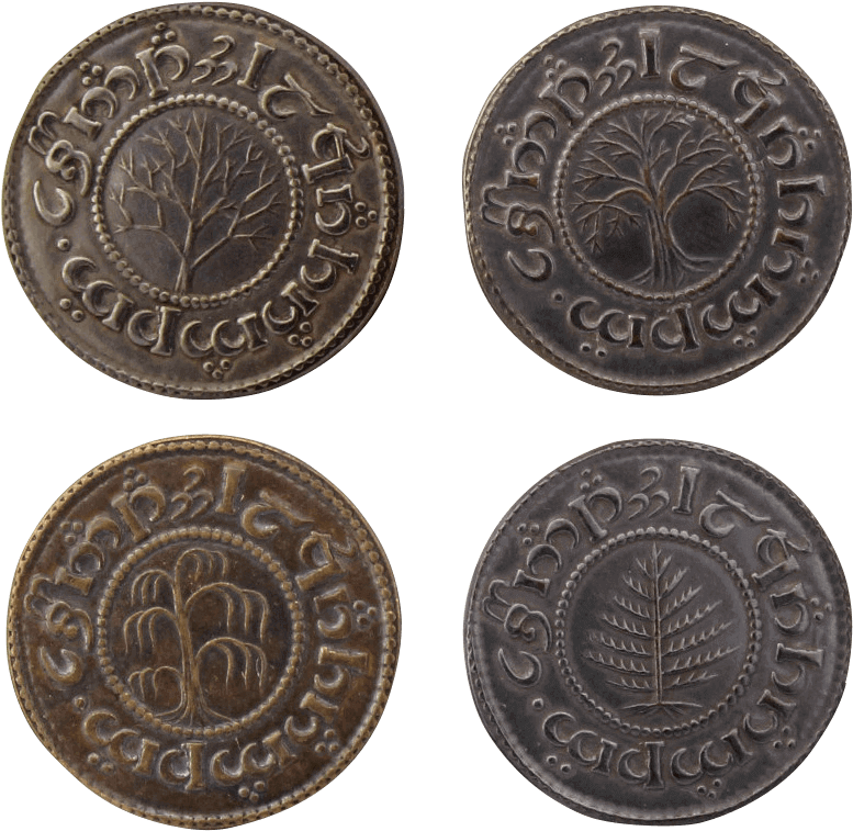 Ancient Coins Tree Symbols