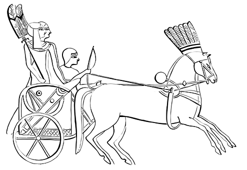 Ancient Egyptian Chariot Illustration