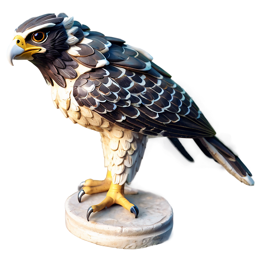 Ancient Falcon Statue Png 47