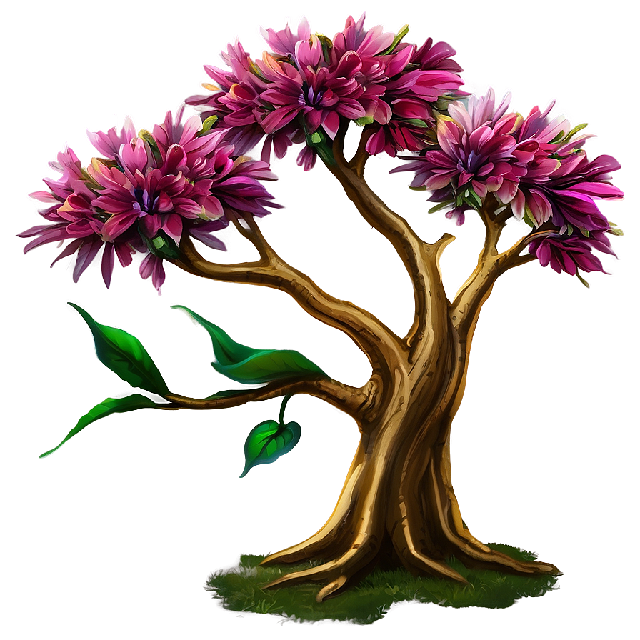 Ancient Flower Tree Mythology Png Pqy75