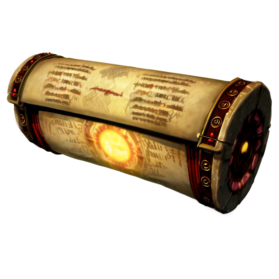 Ancient Magic Scroll Png 39