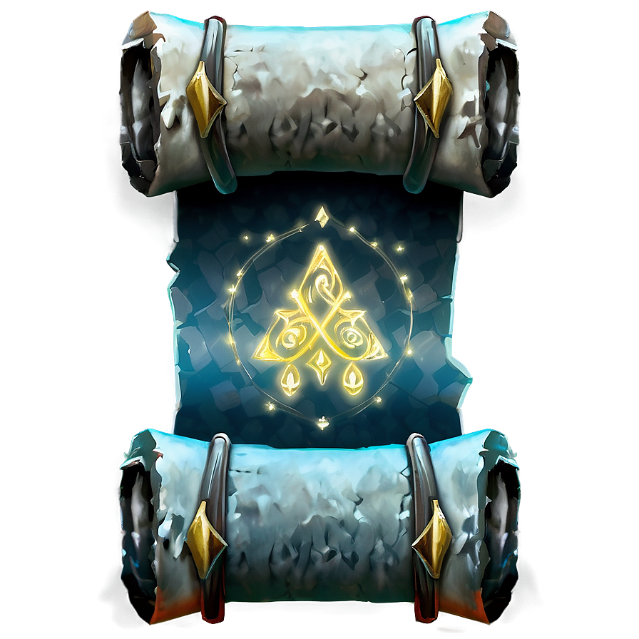 Ancient Magic Scroll Png Nus