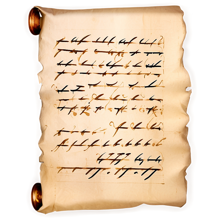 Ancient Paper Manuscript Png 05232024