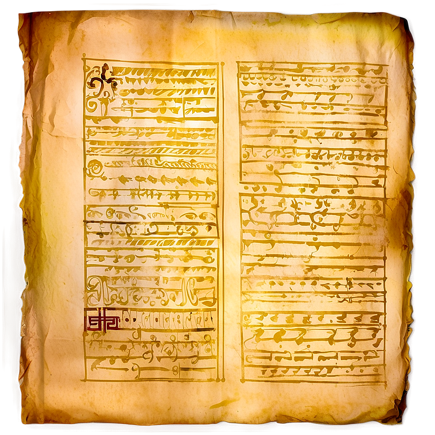 Ancient Paper Manuscript Png 05232024