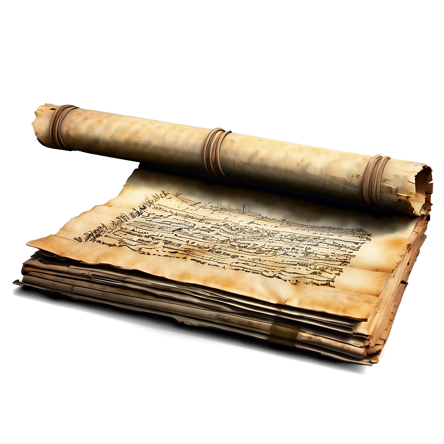 Ancient Paper Manuscript Png 05232024