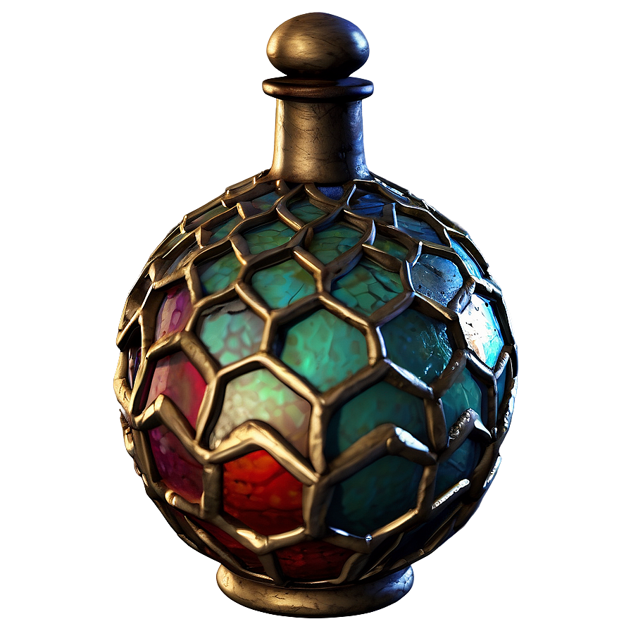 Ancient Potion Bottle Png 06132024