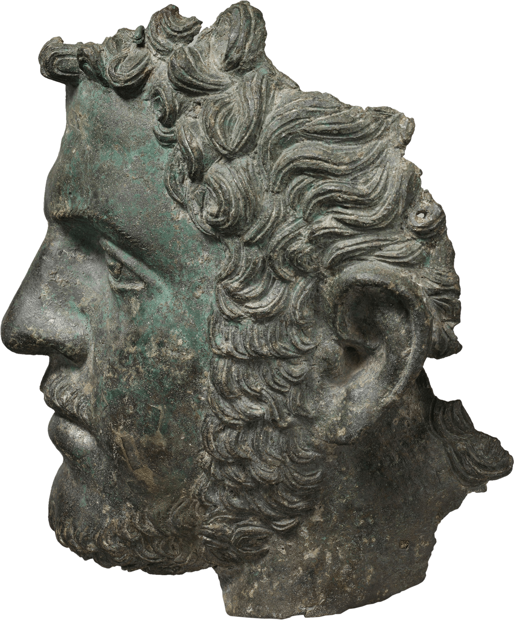 Ancient Roman Bronze Bust