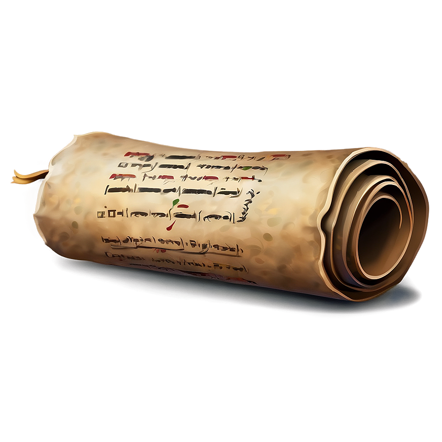 Ancient Scroll Paper Png 18