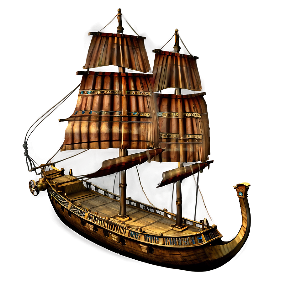 Ancient Ship Png 05212024