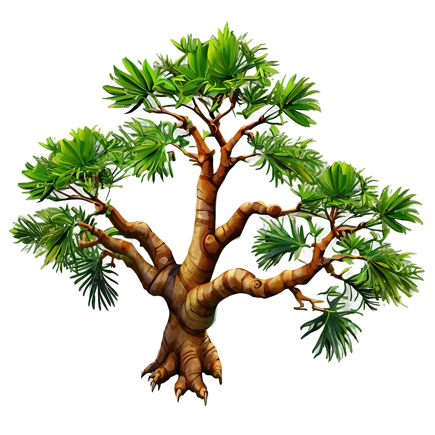 Ancient Tree Top View Png 17