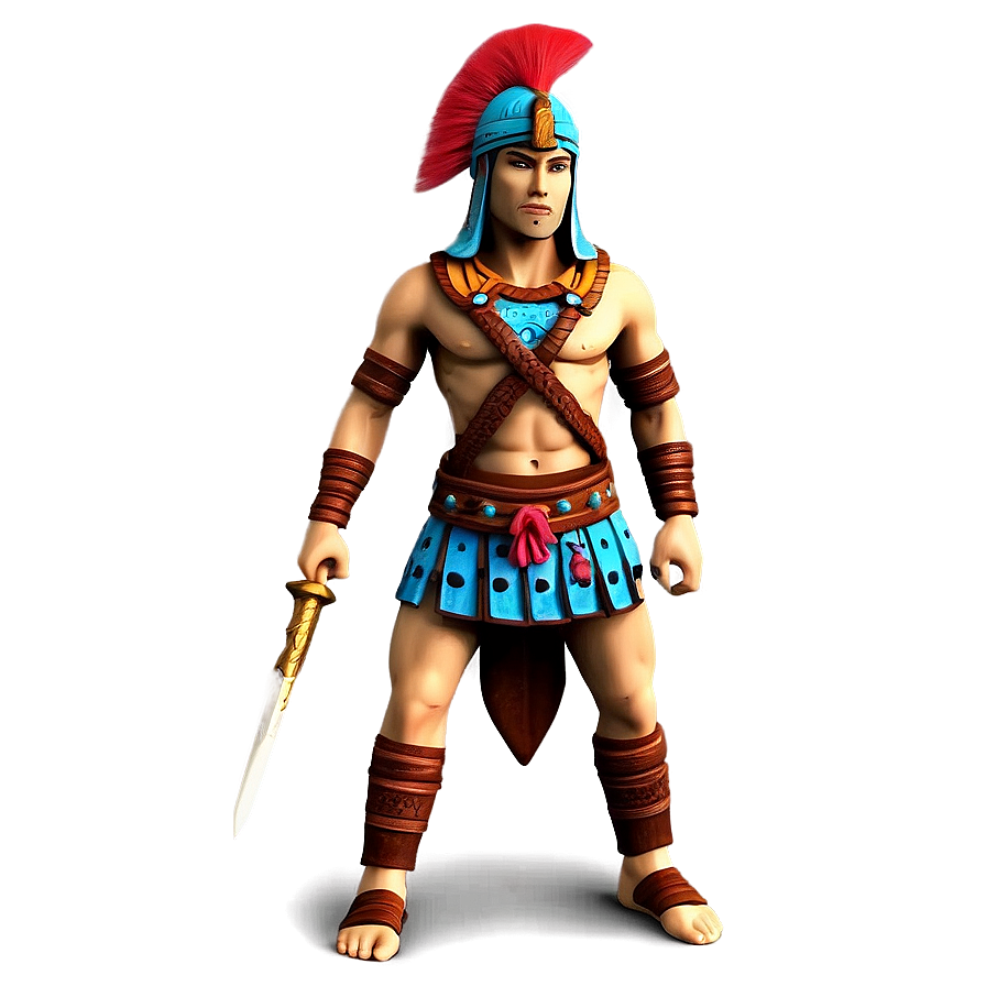 Ancient Warrior Figure Png 37