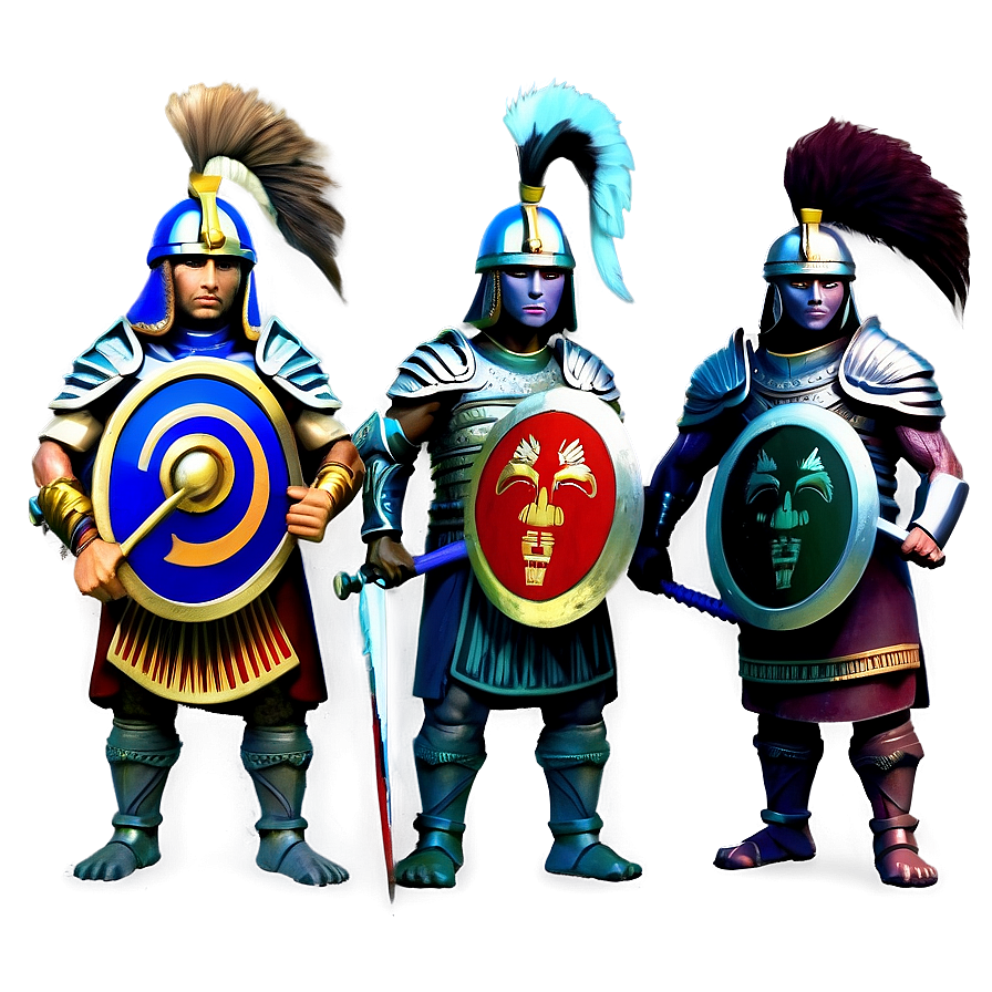 Ancient Warriors Soldiers Png Dgj15