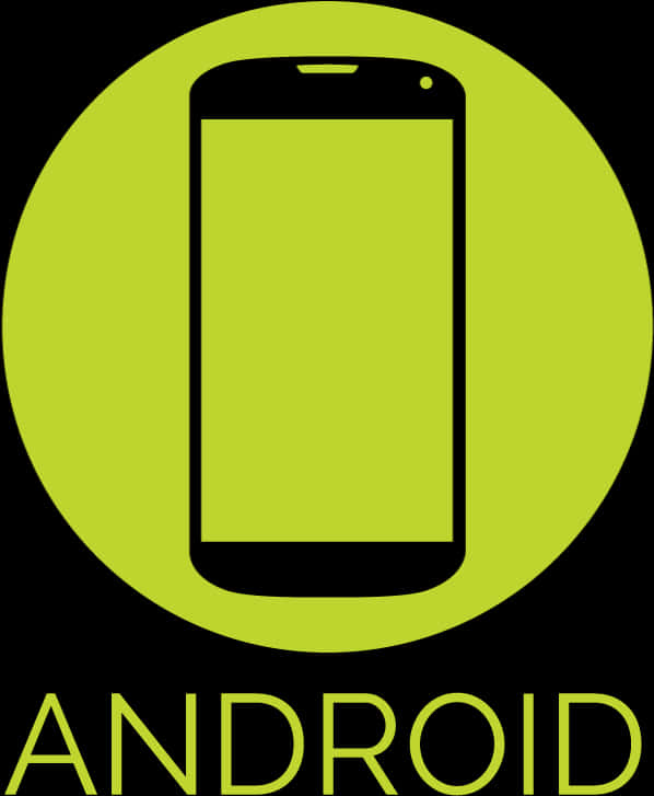 Android Phone Icon Green Background