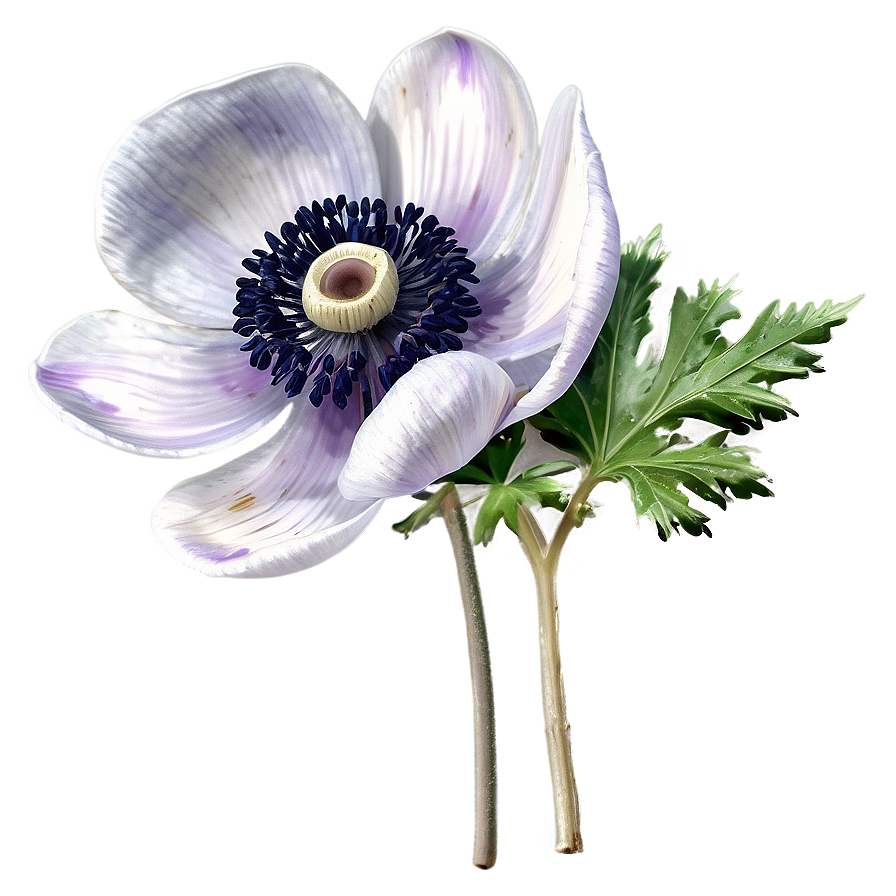 Anemone Botanical Art Png Xwd