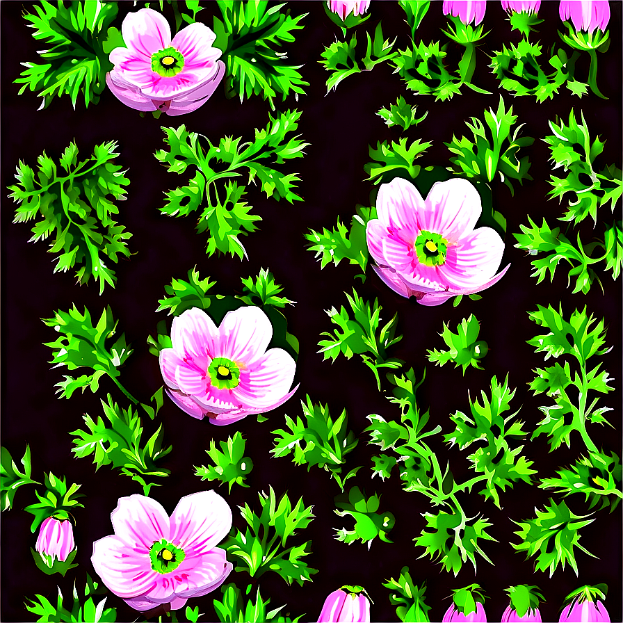 Anemone Pattern Png Fje90