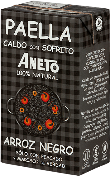 Aneto Natural Paella Broth Packaging