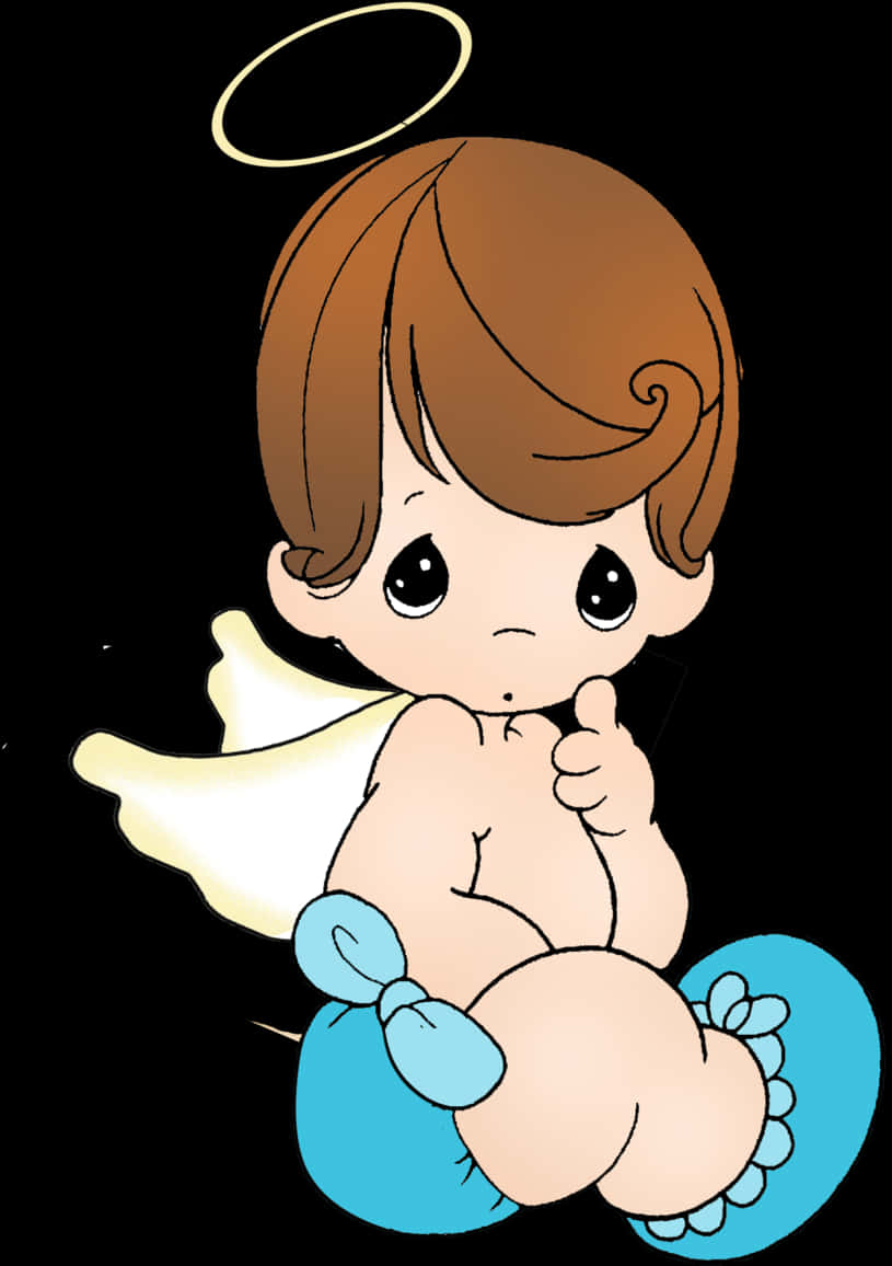 Angel_ Baby_ Cartoon_ Illustration