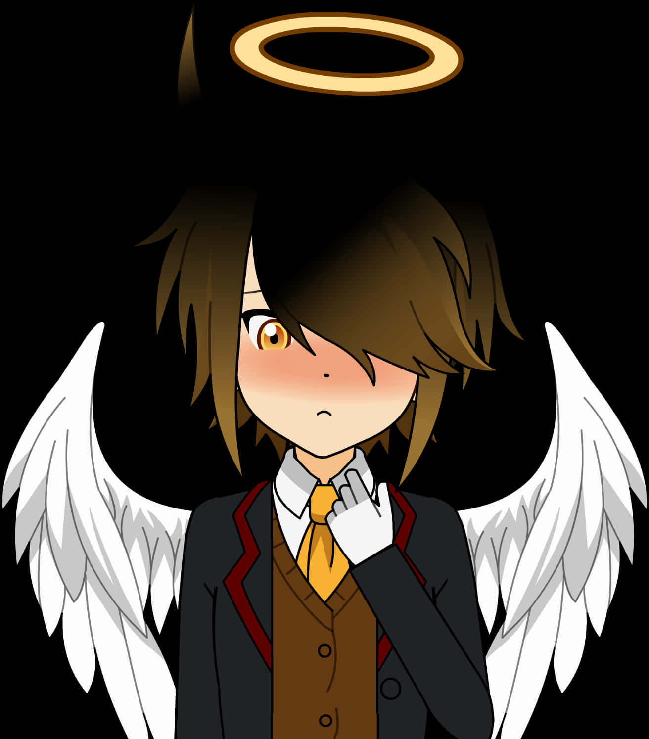 Angel Halo Anime Boy Artwork