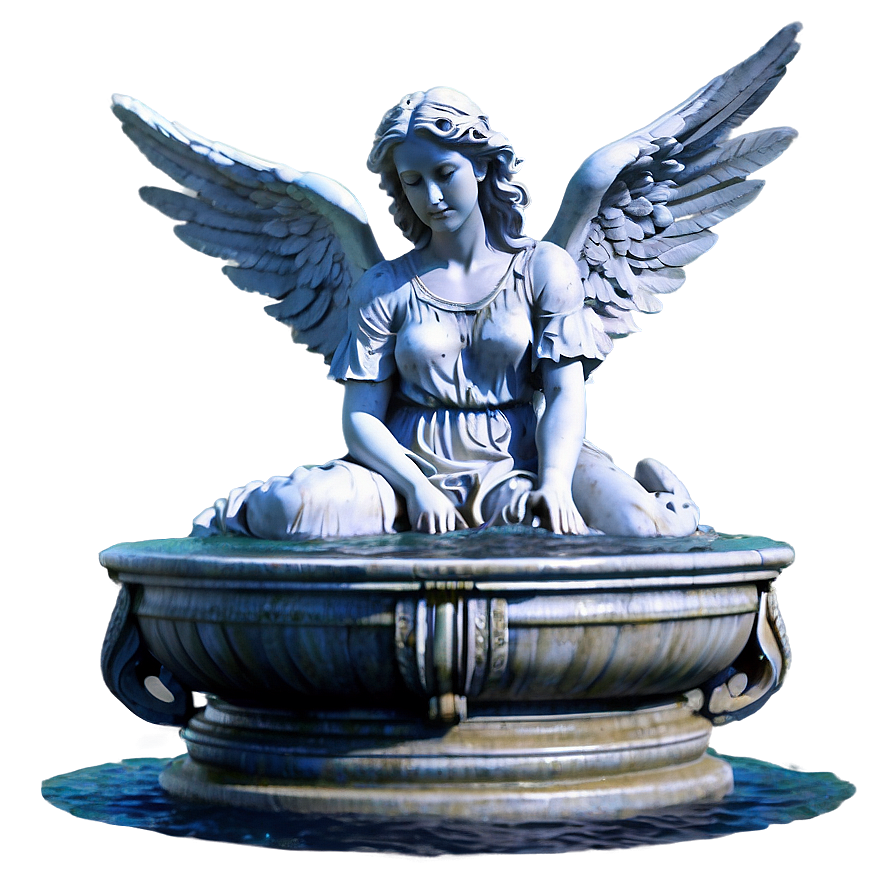 Angel Statue Fountain Png 60