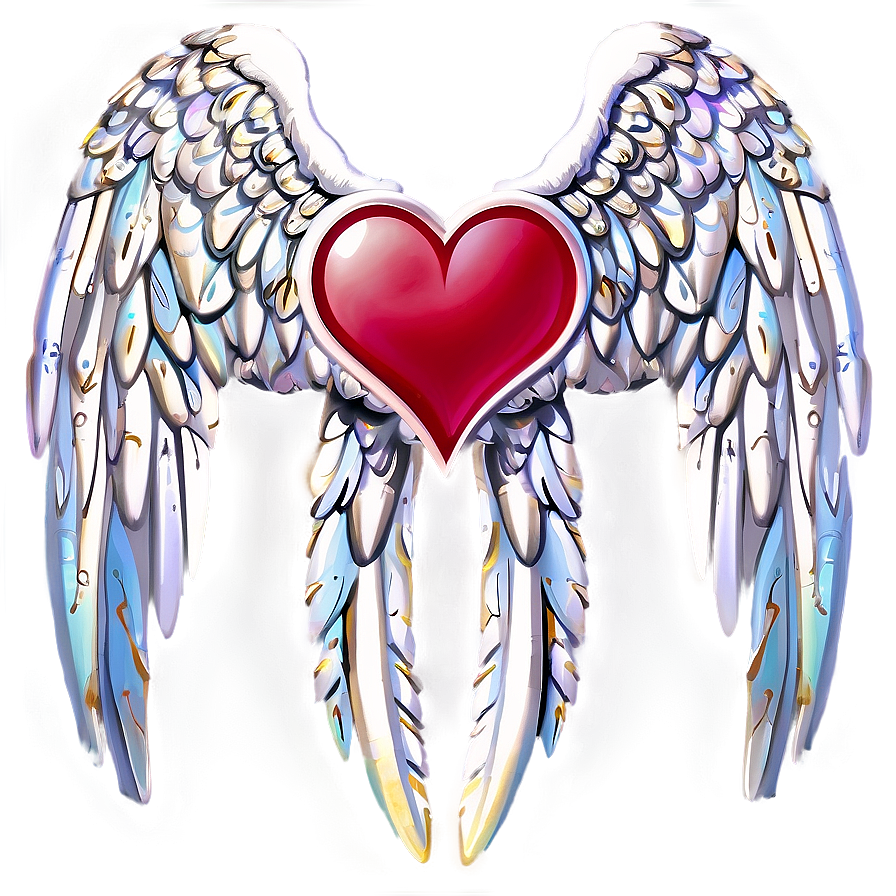 Angel Wings And Heart Png 43