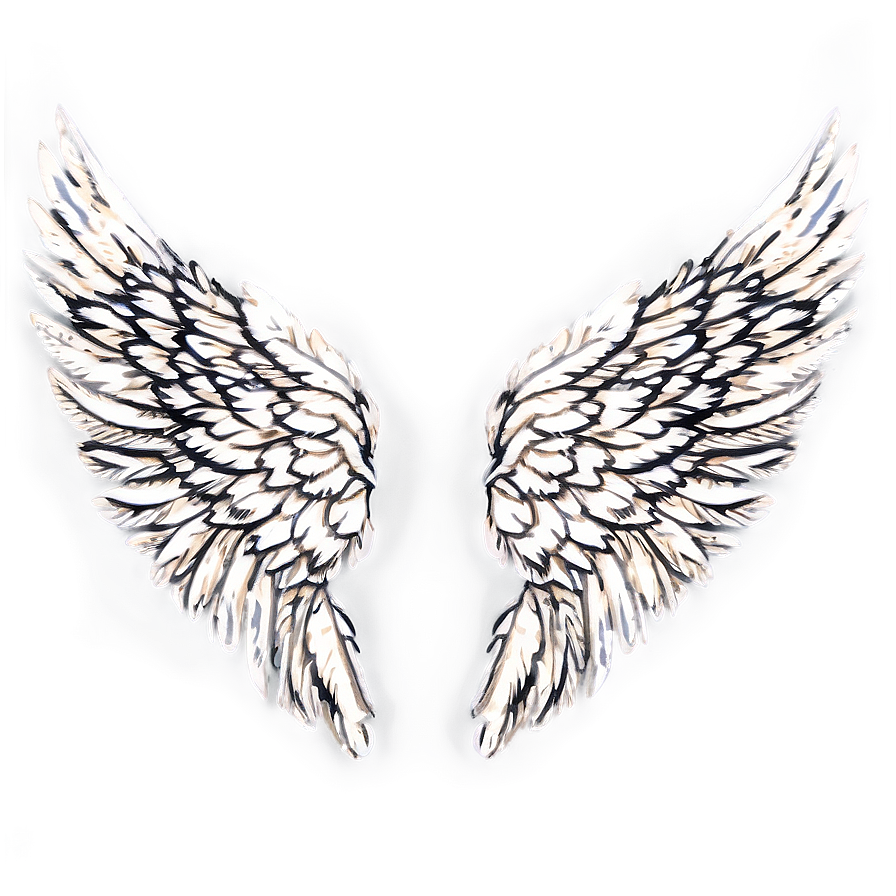 Angel Wings With Feathers Png 50