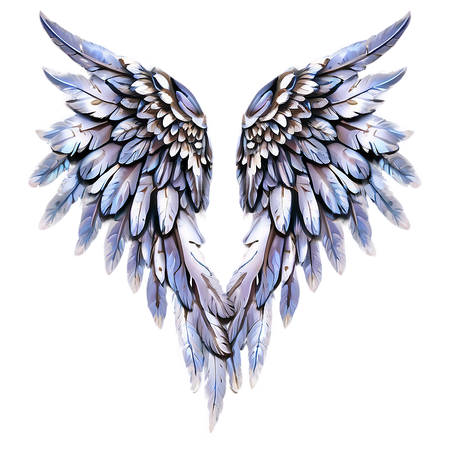 Angel Wings With Feathers Png Dld24