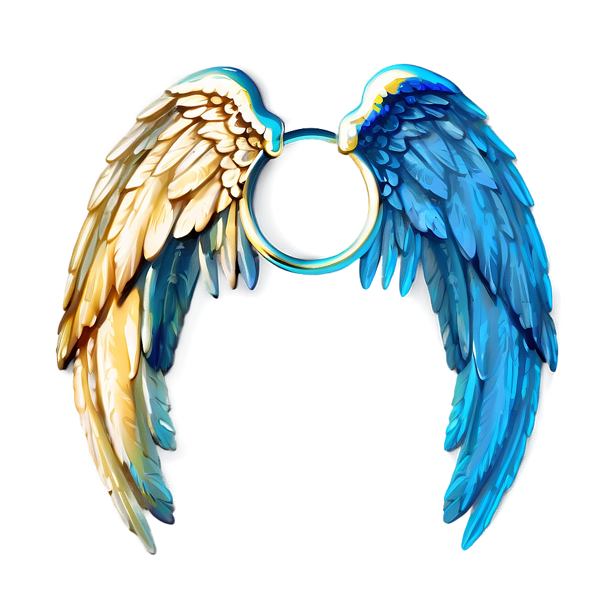 Angel Wings With Halo Png Blm15