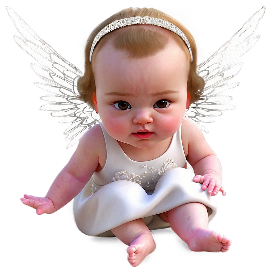 Angelic Baby Girl Artwork Png Jxu16