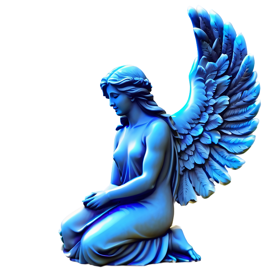 Angelic Statue Outline Png Mru81