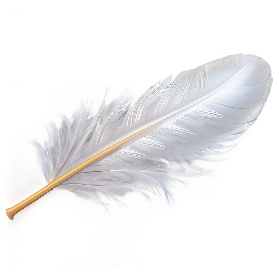 Angelic White Feather Png Fqp82