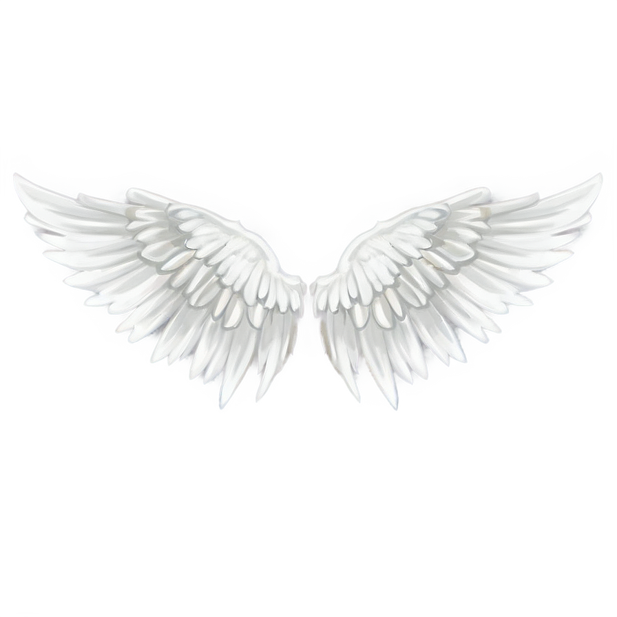 Angelic White Wings Png 06262024