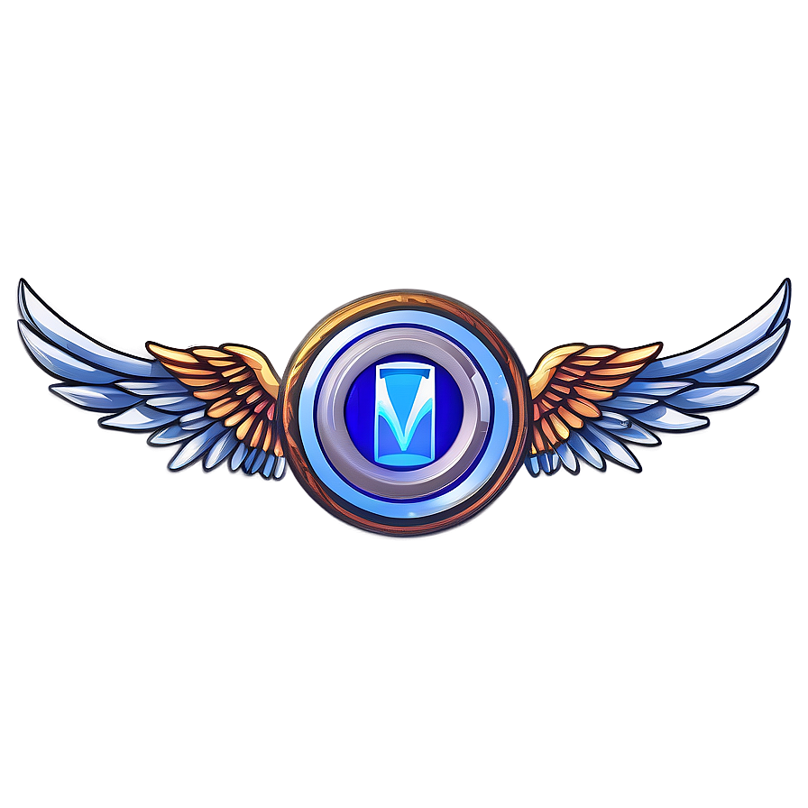 Angelic Wings Emblem Png 6