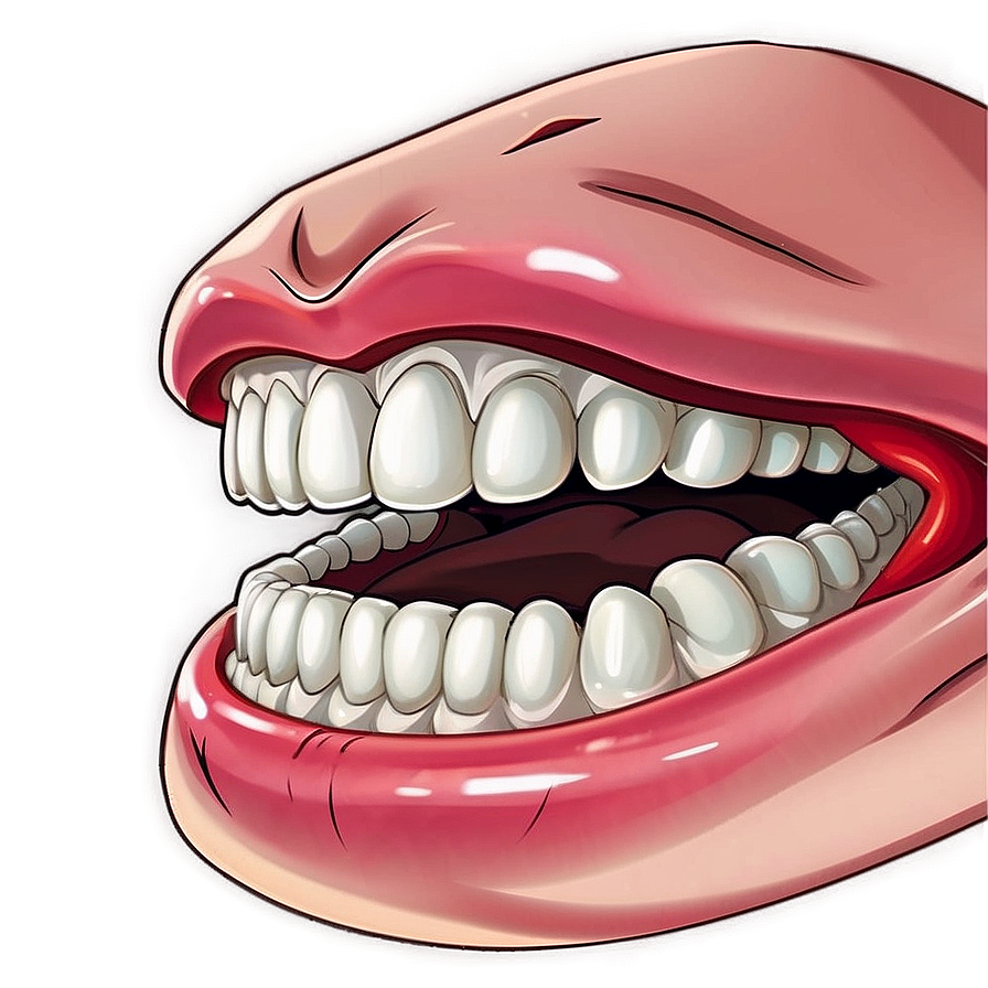 Angry Anime Mouth Png Wsl89