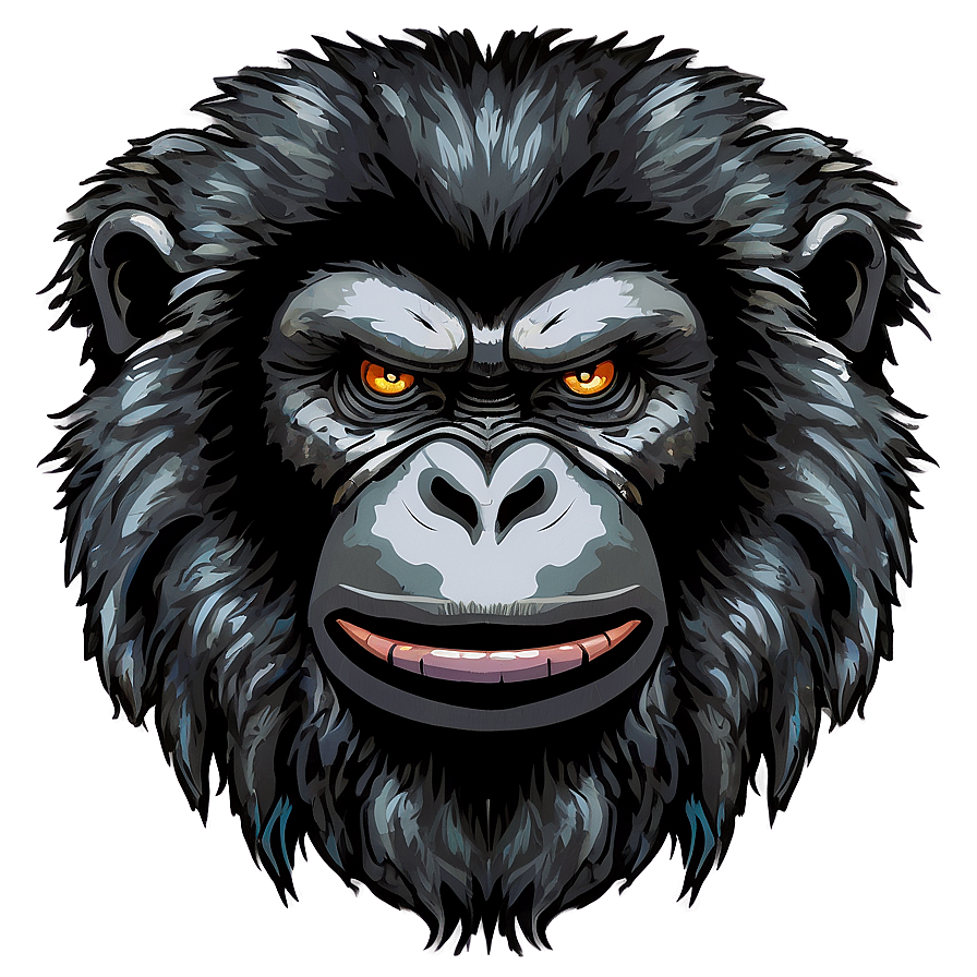 Angry Ape Design Png 87