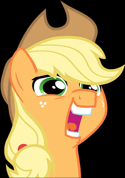 Angry_ Applejack_ M L P_ Vector