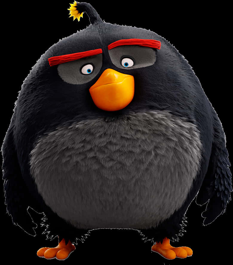 Angry Bird Bomb Character