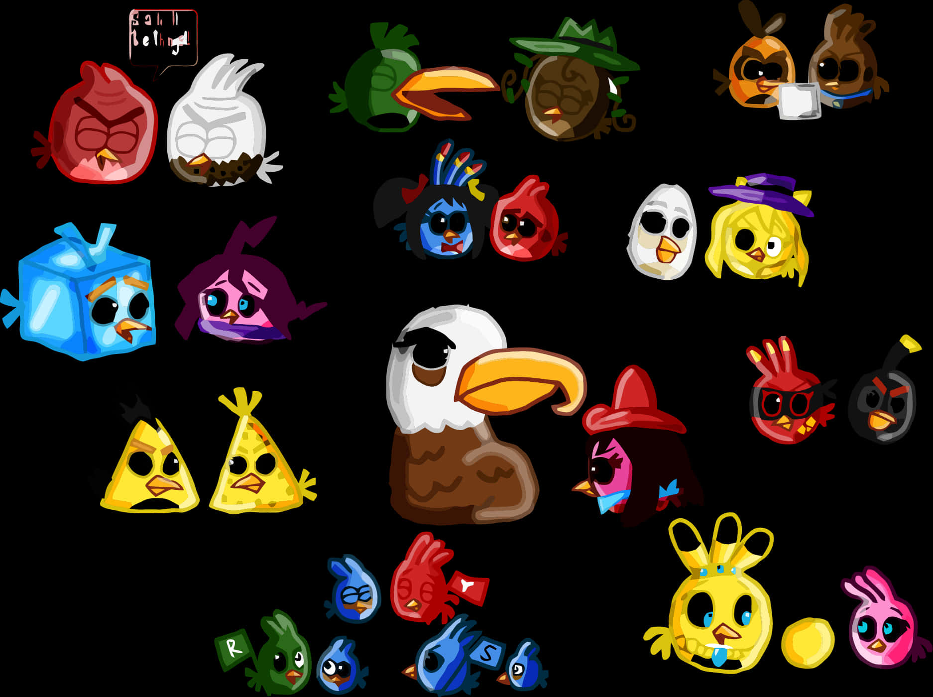 Angry_ Birds_ Character_ Collage