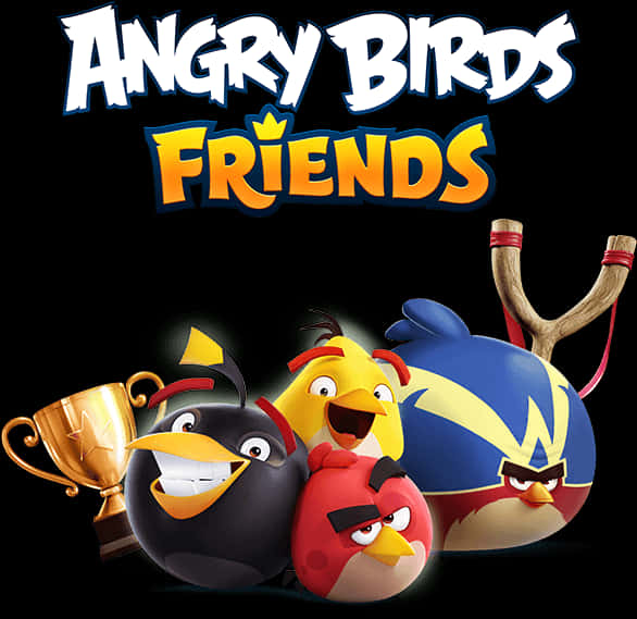 Angry Birds Friends Characters Trophy Slingshot