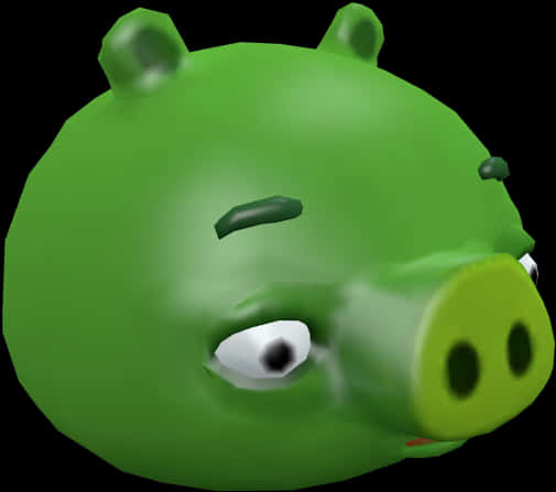 Angry Birds Green Pig Character