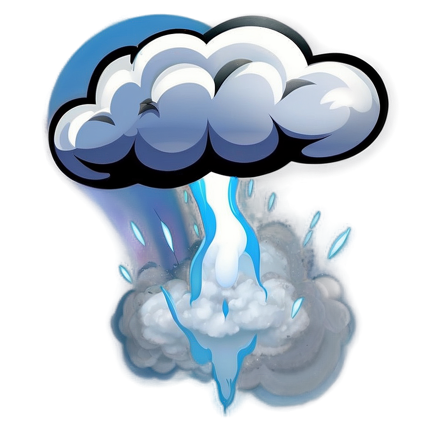 Angry Cloud Cartoon Png 91