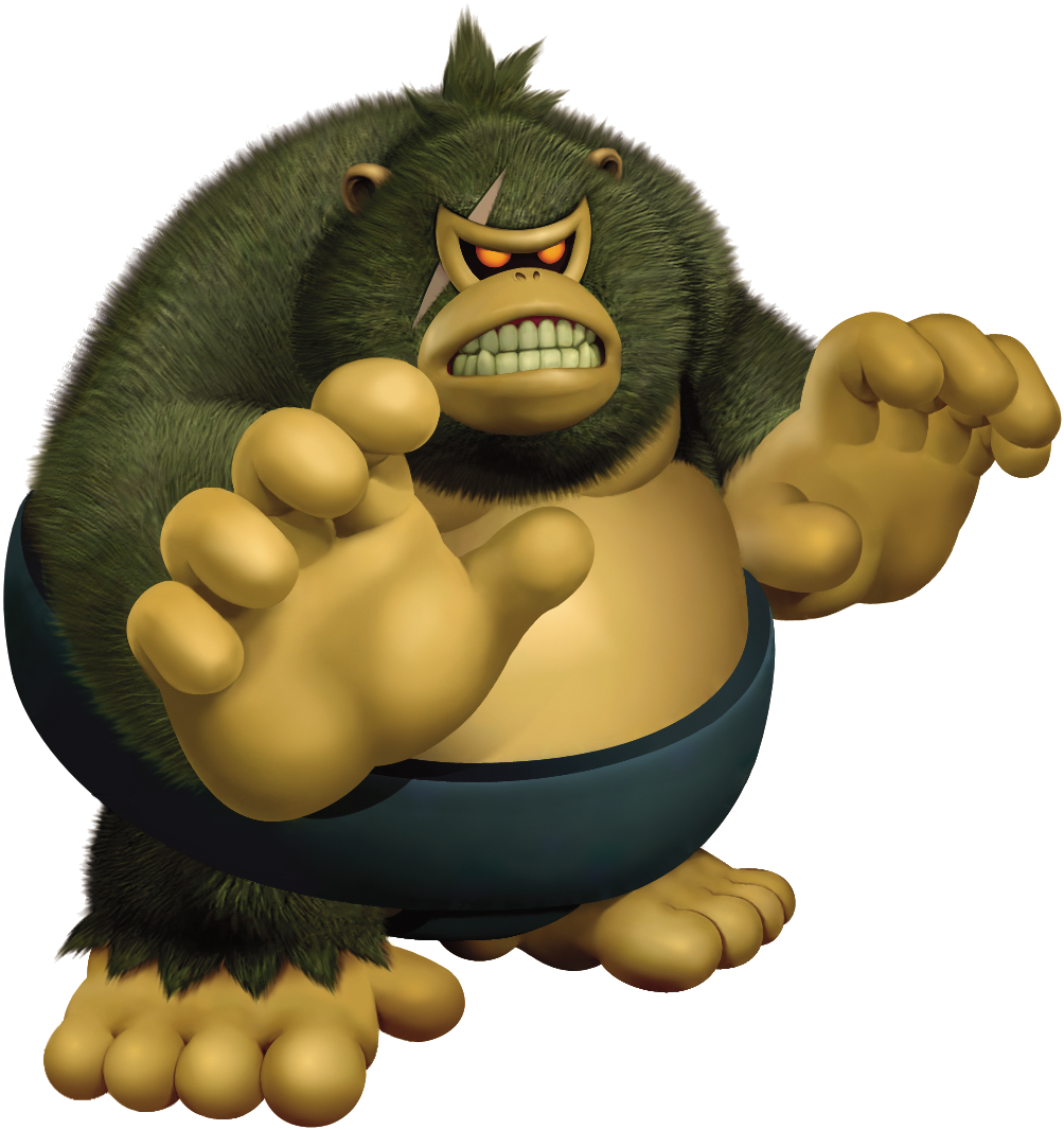 Angry Donkey Kong Character